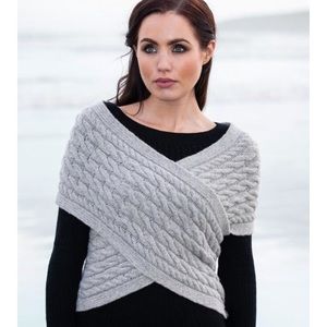 Outlander Claire Fraser Wool Cashmere wrap sweater